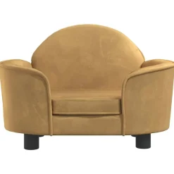 MAISON EXCLUSIVE - Lit pour chien marron 66x40x45 cm velours