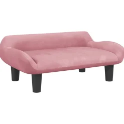 MAISON EXCLUSIVE - Lit pour chien rose 70x40x24 cm velours