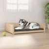 MAISON EXCLUSIVE - Lit pour chien 105,5x75,5x28 cm bois de pin solide
