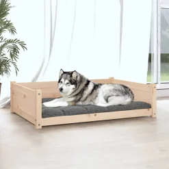 MAISON EXCLUSIVE - Lit pour chien 105,5x75,5x28 cm bois de pin solide