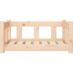 MAISON EXCLUSIVE - Lit pour chien 65,5x50,5x28 cm bois de pin solide