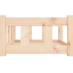 MAISON EXCLUSIVE - Lit pour chien 65,5x50,5x28 cm bois de pin solide