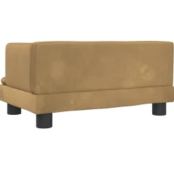 MAISON EXCLUSIVE - Lit pour chien marron 60x40x30 cm velours