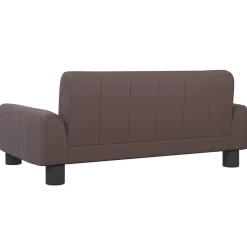 MAISON EXCLUSIVE - Lit pour chien marron 70x45x30 cm similicuir