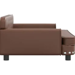 MAISON EXCLUSIVE - Lit pour chien marron 90x53x30 cm similicuir