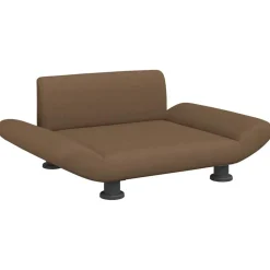 MAISON EXCLUSIVE - Lit pour chien marron 70x45x28 cm tissu