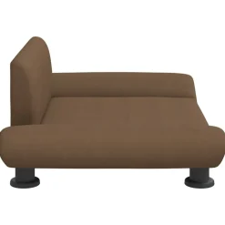 MAISON EXCLUSIVE - Lit pour chien marron 70x45x28 cm tissu