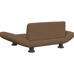 MAISON EXCLUSIVE - Lit pour chien marron 70x45x28 cm tissu