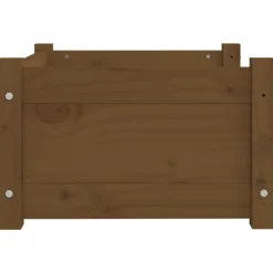 MAISON EXCLUSIVE - Lit pour chien marron miel 55,5x45,5x28 cm bois massif de pin