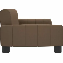 MAISON EXCLUSIVE - Lit pour chien marron 70x45x30 cm tissu