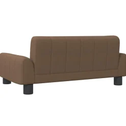 MAISON EXCLUSIVE - Lit pour chien marron 70x45x30 cm tissu