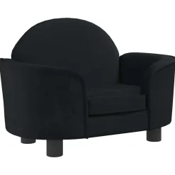 MAISON EXCLUSIVE - Lit pour chien noir 66x40x45 cm velours