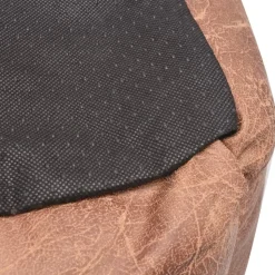 MAISON EXCLUSIVE - Lit pour chiens avec coussin cuir artificiel pu taille m beige