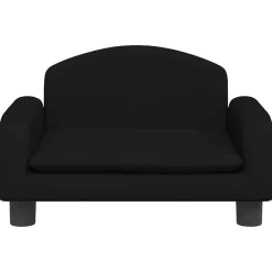 MAISON EXCLUSIVE - Lit pour chien noir 50x40x30 cm tissu