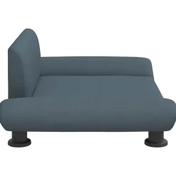 MAISON EXCLUSIVE - Lit pour chien gris foncé 70x45x28 cm tissu