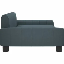 MAISON EXCLUSIVE - Lit pour chien gris foncé 90x53x30 cm tissu