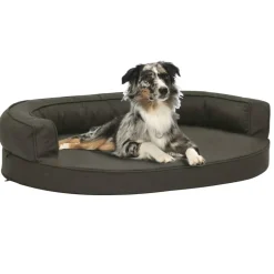 MAISON EXCLUSIVE - Matelas de lit ergonomique pour chien 75x53 cm aspect de lin
