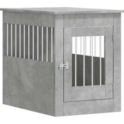MAISON EXCLUSIVE - Meuble de cage pour chiens gris béton 55x80x68 cm