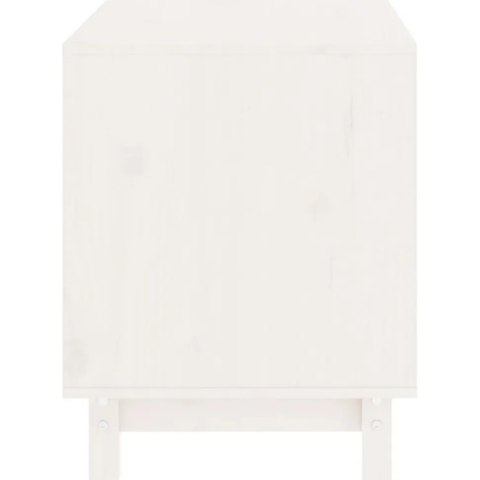 MAISON EXCLUSIVE - Niche pour chien blanc 60x45x57 cm bois de pin massif