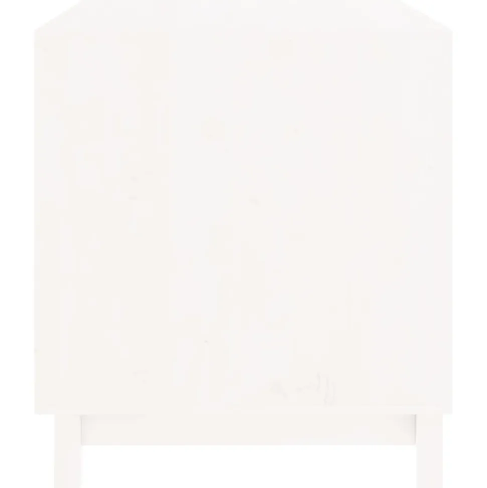 MAISON EXCLUSIVE - Niche pour chien blanc 90x60x67 cm bois de pin massif