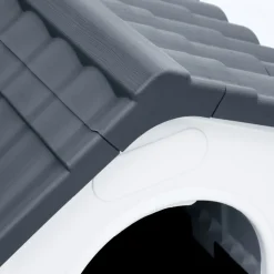 MAISON EXCLUSIVE - Niche pour chien bleu 57x68x66 cm polypropylène