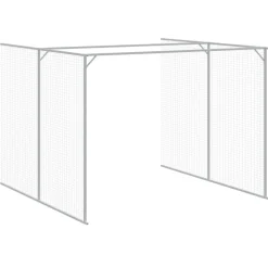 MAISON EXCLUSIVE - Niche pour chien avec cour anthracite 214x1273x181 cm