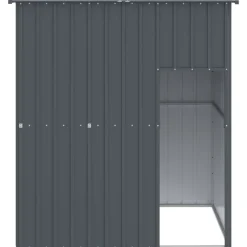 MAISON EXCLUSIVE - Niche pour chien avec toit anthracite acier galvanisé