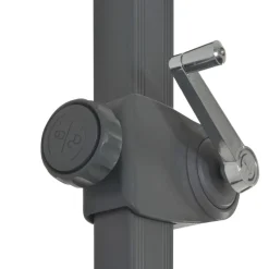 MAISON EXCLUSIVE - Parasol de jardin en porte-à-faux avec mât en aluminium