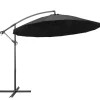MAISON EXCLUSIVE - Parasol suspendu avec poteau anthracite 3 m