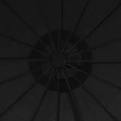 MAISON EXCLUSIVE - Parasol suspendu avec poteau anthracite 3 m