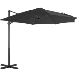 MAISON EXCLUSIVE - Parasol de jardin en porte-à-faux et poteau en aluminium