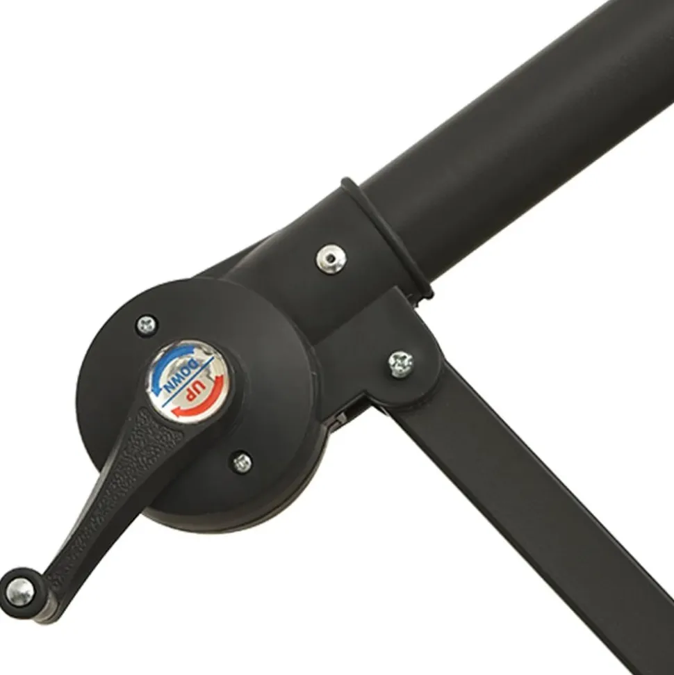 MAISON EXCLUSIVE - Parasol de jardin en porte-à-faux et poteau en aluminium taupe