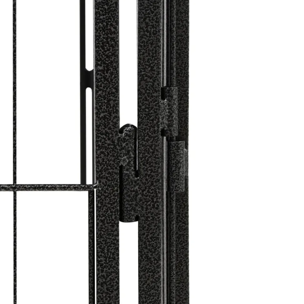 MAISON EXCLUSIVE - Parc pour chien 20panneaux noir 100x50cm acier enduit de poudre