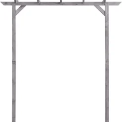 MAISON EXCLUSIVE - Pergola de jardin gris 200x40x205 cm bois de pin imprégné