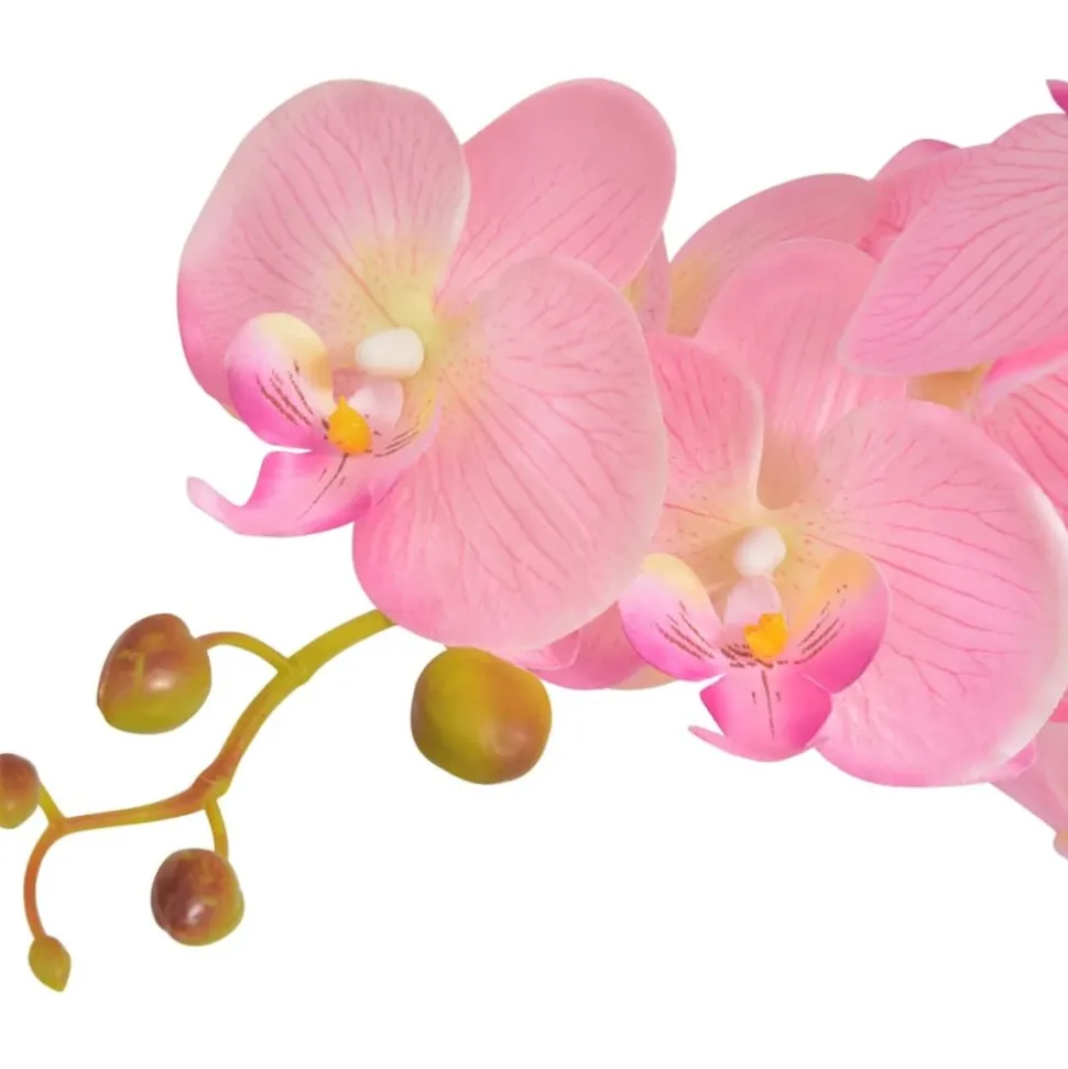 MAISON EXCLUSIVE - Plante artificielle avec pot orchidée 75 cm rose