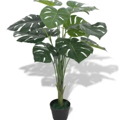 MAISON EXCLUSIVE - Plante artificielle avec pot monstera 70 cm vert