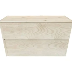 MAISON EXCLUSIVE - Salon de jardin palette 3 pcs bois d'épicéa imprégné