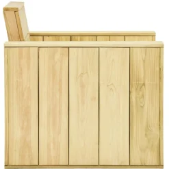 MAISON EXCLUSIVE - Salon de jardin 3 pcs bois de pin imprégné