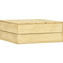 MAISON EXCLUSIVE - Salon de jardin 3 pcs bois de pin imprégné