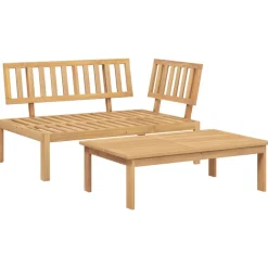 MAISON EXCLUSIVE - Salon de jardin palette 2 pcs bois massif d'acacia