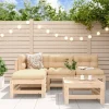 MAISON EXCLUSIVE - Salon de jardin 5 pcs bois massif de pin