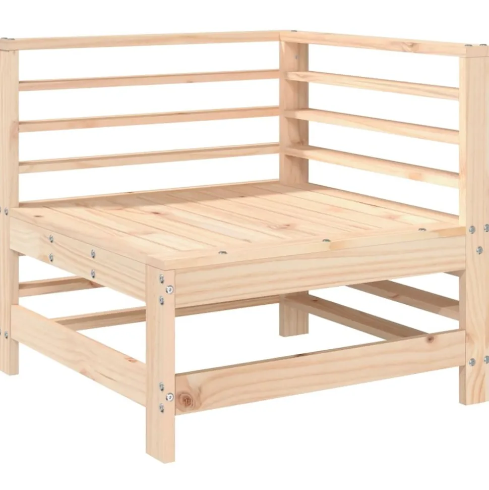 MAISON EXCLUSIVE - Salon de jardin 5 pcs bois massif de pin