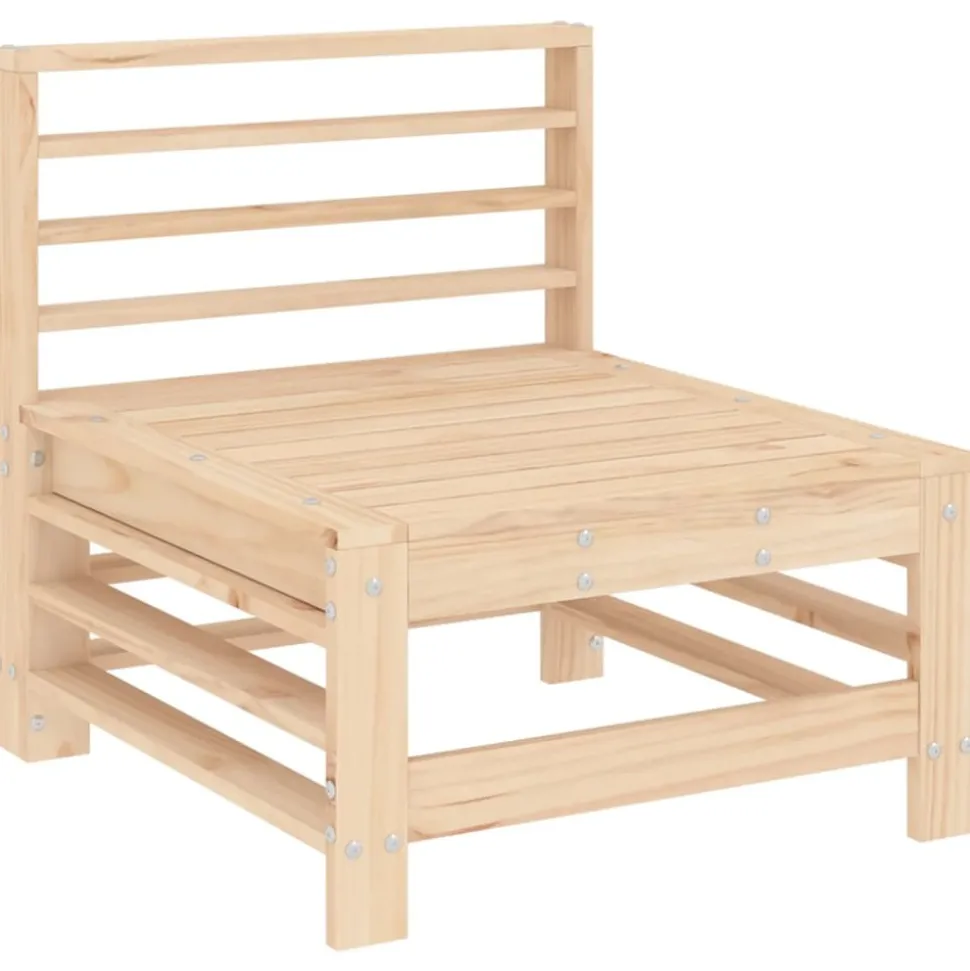 MAISON EXCLUSIVE - Salon de jardin 5 pcs bois massif de pin