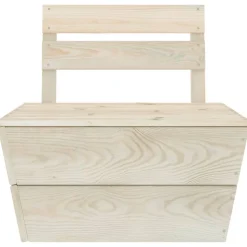 MAISON EXCLUSIVE - Salon de jardin palette 11 pcs bois d'épicéa imprégné