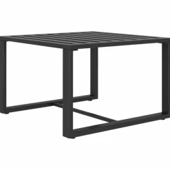 MAISON EXCLUSIVE - Salon de jardin 5 pcs avec coussins aluminium anthracite