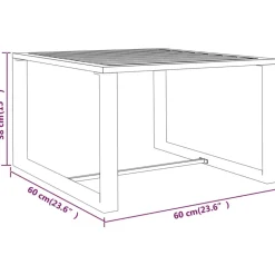 MAISON EXCLUSIVE - Salon de jardin 5 pcs avec coussins aluminium anthracite