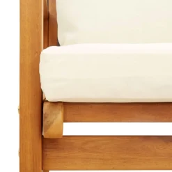 MAISON EXCLUSIVE - Salon de jardin 3 pcs avec coussins bois massif d'acacia