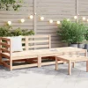MAISON EXCLUSIVE - Salon de jardin 3 pcs bois massif de pin