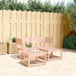MAISON EXCLUSIVE - Salon de jardin 3 pcs bois massif de douglas
