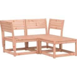 MAISON EXCLUSIVE - Salon de jardin 3 pcs bois massif de douglas